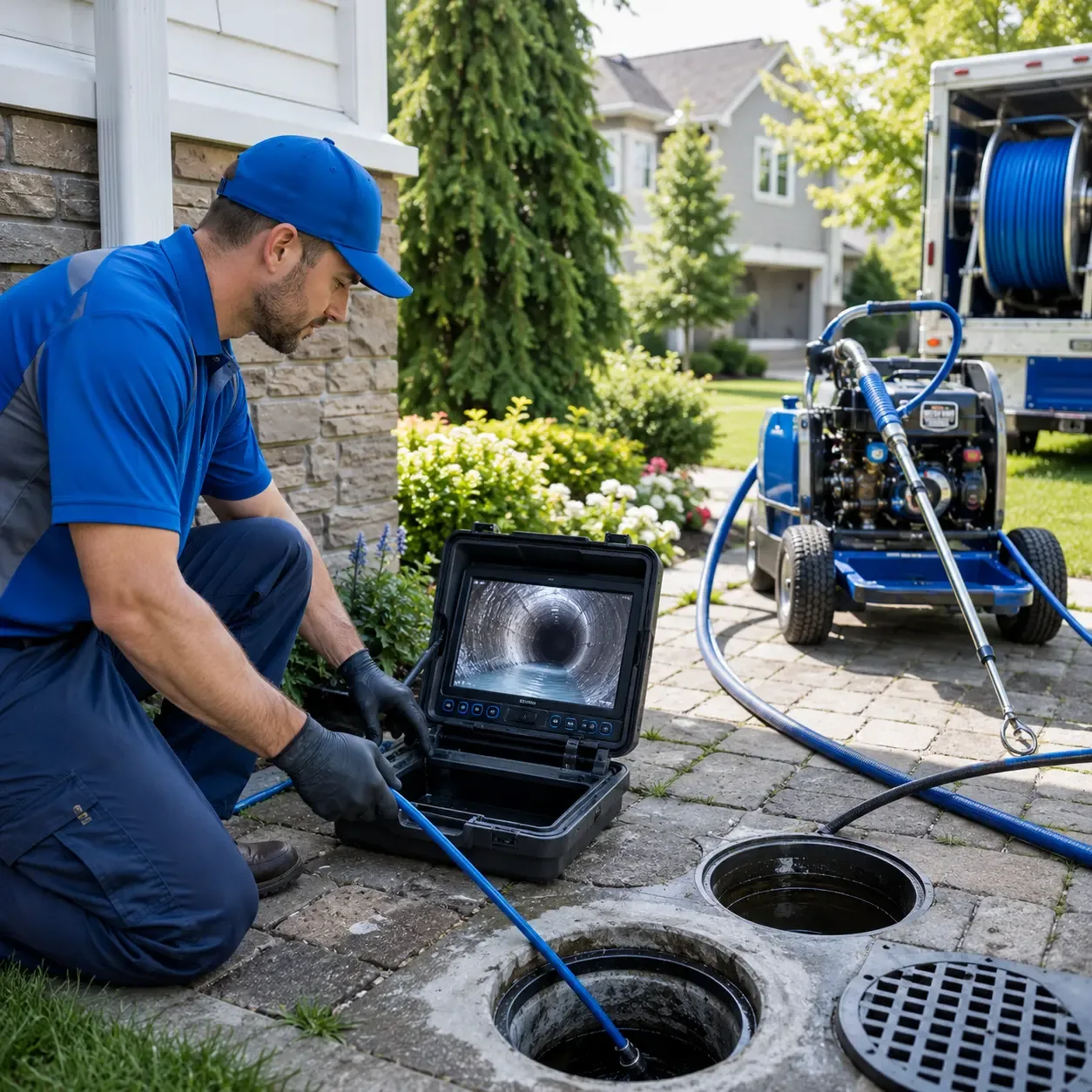 Outdoor drain cleaning professionals serving Newport, ME