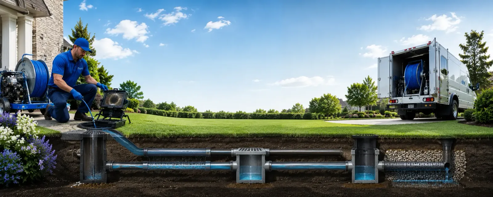 Outdoor drain cleaning information for Newport, ME